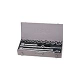 İzeltaş Izeltaş 1119 00 6114 3/4” Altı Köşe Lokma Anahtar Takımı (14 Parça, Mm) - Gri
