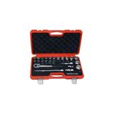 İzeltaş Izeltaş 1/2'' Altı Köşe Lokma Anahtar Takımı 24'lü Plastik Çanta ile Taşınabilir Set