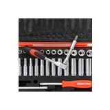 İzeltaş İzeltaş 1/4 Altı Köşe Lokma Anahtar Ve Bits Set 48 Parça