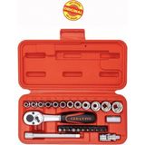 İzeltaş Izeltaş 14000005132 1/4'' Altı Köşe Mini Lokma Anahtar ve Bits Set 27 Parça - 27 parça set