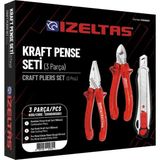 İzeltaş Izeltaş 160 Mmkraft Pense Seti (3 Parça) - 001-Renkli