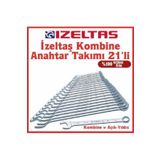 İzeltaş İzeltaş 21 Li Kombine Kısa Anahtar Takımı 0320 00 2121