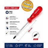 İzeltaş Izeltaş İZL6100 Kraft Seri 6X100 Yıldız Uçlu Tornavida Kraft Seri Yıldız Tornavida