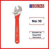İzeltaş İzeltaş | İzole Kurbağacık Pense, No: 10, Güvenli Ve Dayanıklı Kavrama Kırmızı
