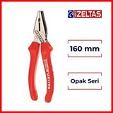 İzeltaş İzeltaş | Kombine Pense, 160 Mm Opak Seri, Yüksek Dayanıklılık Ve Tutma Gücü Kırmızı