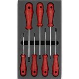 İzeltaş İzeltaş Torx Uçlu Tornavida Takım (7 Parça) Kırmızı