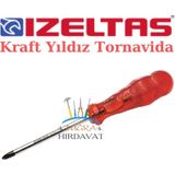 İzeltaş Izeltaş Yıldız Uçlu Tornavida 8X150 Kraft Serisi