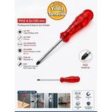 İzeltaş İZL5100 Kraft Seri 4.5X100 Yıldız Uçlu Tornavida Kraft Seri Tornavida