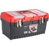 İzeltaş Kırmızı Renkli 19'' Plastik Takım Çantası 8440331019 Ergonomik Sap ile Çok Amaçlı Kullanım
