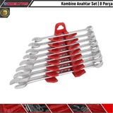 İzeltaş Kombine Anahtar Set | 8 Parça