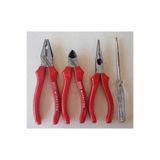 İzeltaş Kontrol Kalemi 4'lü Set 180mm Pense 160mm Yan Keski 160mm Kargaburnu 190mm Kontrol Kalemi, 4LU SET