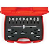 İzeltaş Lokmalı Allen Alyan Uç ve Star (Torx) Uç Takımı 1/2" (17 Parça)