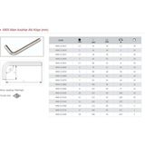 İzeltaş M10x140 mm 1/2" Kısa On İki Köşe Lokmalı Allen Uç
