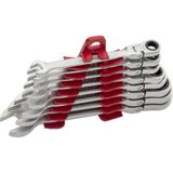 İzeltaş Mafsallı Cırcır Kombine Anahtar Takımı 12 Parça Ergonomik Tasarım ile Dayanıklı Kullanım