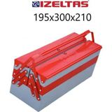 İzeltaş Metal Takım Çantası 5 Gözlü 195 x 300 x 210