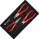 Izeltaş Opak Pense Seti 160 Mm, 3 Parça, Kargaburun, Anahtarlık Hediyeli - Çok Renkli