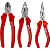 Izeltaş Opak Seri 160 mm Pense Yankeski Kargaburun Seti Profesyonel Kalite 3 Parça - Çok Renkli