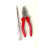 Izeltaş Pense + Kontrol Kalemi Düz Uçlu 190Mm 2 Li Set