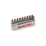 İzeltaş Pozidriv Bits Uç Set 10 Parça Pz1X25 Mm