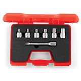 İzeltaş Star Torx Lokma Anahtar Takimi 7 Parça red
