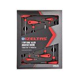 İzeltaş T Tipi Torx Allen Anahtar 8 Li Takim red