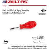 İzeltaş Tornavida Topaç Düz 5.5*25