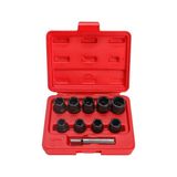 İzeltaş Twist Lokma Seti 10 Parça 1/2" - Beyaz
