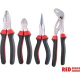 İzeltaş Würth Pense Seti (4 Parça) - Siyah - Kırmızı