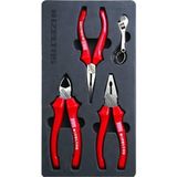 Izeltaş Yan Keski, Kargaburun ve Pense Set, 160 Mm, 3 Parça - Çok Renkli