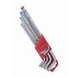 İzeltaş Yuvarlak Başlı Allen Anahtar Takımı Altı Köşe Uzun Boy 9 Parça 1.5 2 2.5 3 4 5 6 8 10 Mm