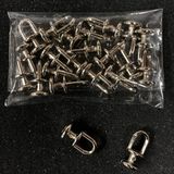 İzen Metal Perde Halkası Gümüş Renkli Metal Korniş Aksesuarı 20 Adet Yüksek Kalite
