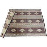 İzen Plastik Hasır 180 x 270 cm Piknik Kilimi - Cami Hasırı - Kahverengi