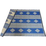 İzen Plastik Hasır 180 x 270 cm Piknik Kilimi - Cami Hasırı - Mavi