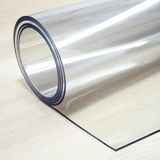 İzen Şeffaf PVC 2,6 mm Kalın Masa Örtüsü Kaymaz Koruyucu - 100 x 80 cm