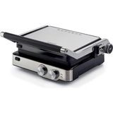 Izgara ve Tost Makinası Metal HGM80.000SS - Grill Toast Machine, 2000 Watt, Zaman ve Sıcaklık Ayarı, Çıkarılabilir Plakalar, 5 Kademeli Yükseklik Ayarı, Kilitleme Fonksiyonu, Izgara Kullanımı