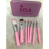 Izla 7'li Makyaj Fırça Seti - Açık Pembe