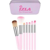 Izla 7'li Profesyonel Makyaj Fırça Seti Pembe