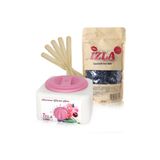 Izla Sir Ağda Makine + Siyah Soyulabilen Boncuk Ağda + Spatula Seti 9874521364152