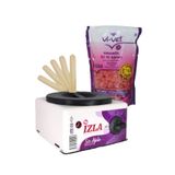 İzla Sir Ağda Makinesi + 250g Pudralı Soyulabilen Boncuk Ağda + Spatula Seti & Waxing Machine AXII170