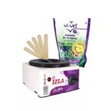 Izla Sir Ağda Makinesi + 250G Pudralı Soyulabilen Boncuk Ağda + Spatula Seti & Waxing Machine