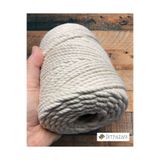 izmir Bitpazarı 1 kg - 5mm , 3 büküm Kaliteli Pamuk Makrome - ( 5mm. - 1 kg. )