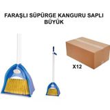 Izmir Fırça Arge Toptan Faraşlı Süpürge Kanguru Saplı Büyük - 12