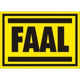 İzmir Serifgari Faal 2.6 mm PVC Uyarı Levhası 35 x 50 cm
