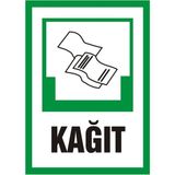 İzmir Serifgari Kağıt 2.6 mm PVC Uyarı Levhası 25 x 35 cm