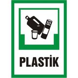İzmir Serifgari Plastik 2.6 mm PVC Uyarı Levhası 25 x 35 cm