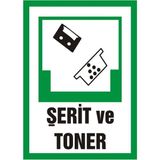 İzmir Serifgari Şerit Ve Toner (Kendinden Yapışkanlı Etiket) 17,5 x 25 cm