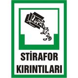 İzmir Serifgari Stirafor Kırıntıları 2.6 mm PVC Uyarı Levhası 25 x 35 cm