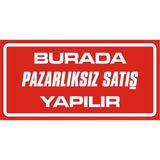 İzmir Serigrafi Burada Pazarlıksız Satış Yapılır Galvaniz Uyarı Levhası 17 x 35 cm