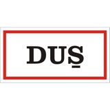 İzmir Serigrafi Duş 2.6 mm PVC Uyarı Levhası 17 x 35 cm
