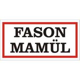 İzmir Serigrafi Fason Mamül Galvaniz Uyarı Levhası 17 x 35 cm
